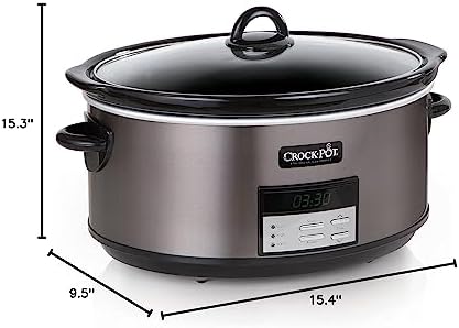 8 Quart Programmable Slow Cooker with Auto Warm - Curated Catalog T8