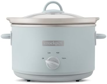 4.5 Quart Manual Slow Cooker – Macaroon Blue - Curated Catalog D9