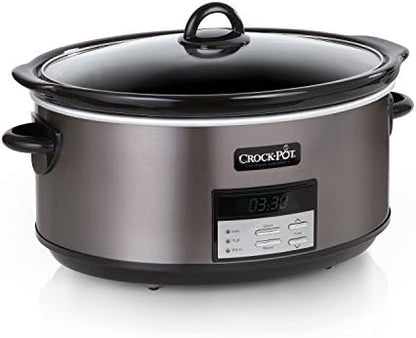 8 Quart Programmable Slow Cooker with Auto Warm - Curated Catalog F6