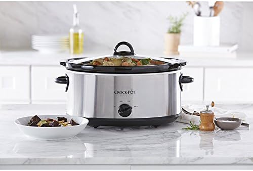 7 Quart Oval Manual Slow Cooker – Stainless Steel - Curated Catalog W2