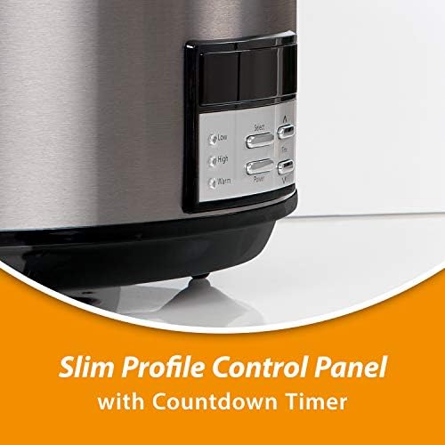 8 Quart Programmable Slow Cooker with Auto Warm - Curated Catalog F6