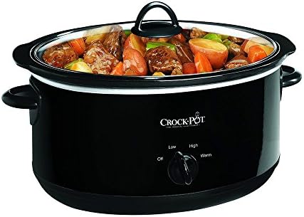 8 Quart Manual Slow Cooker – Black - Curated Catalog T0