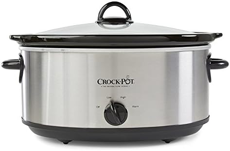 7 Quart Oval Manual Slow Cooker – Stainless Steel - Curated Catalog W2