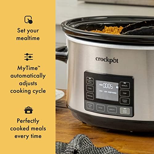 7 Quart Portable Programmable Slow Cooker with Timer - Curated Catalog G7