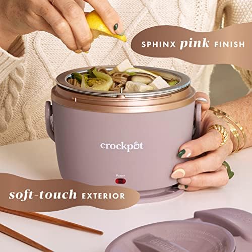 Electric Lunch Box Food Warmer 20oz – Blush Pink - Curated Catalog G3