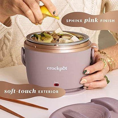 Electric Lunch Box Food Warmer 20oz – Blush Pink - Curated Catalog G3