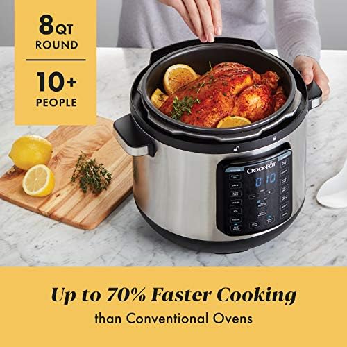 8 Quart Express Crock Multi-Use Pressure Cooker - Curated Catalog X1