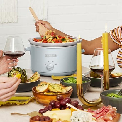 4.5 Quart Manual Slow Cooker – Macaroon Blue - Curated Catalog D9