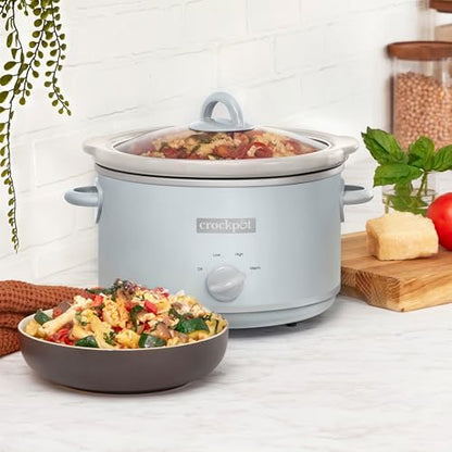 4.5 Quart Manual Slow Cooker – Macaroon Blue - Curated Catalog D9