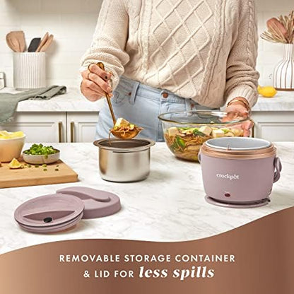Electric Lunch Box Food Warmer 20oz – Blush Pink - Curated Catalog G3