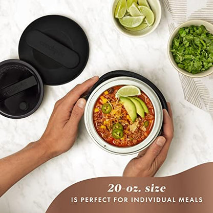 Electric Lunch Box Food Warmer 20oz – Black - Curated Catalog H8