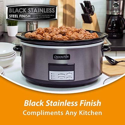 8 Quart Programmable Slow Cooker with Auto Warm - Curated Catalog F6
