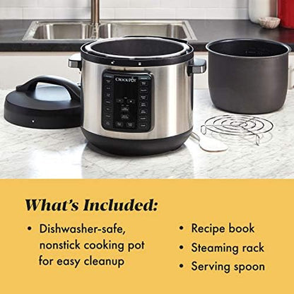 8 Quart Express Crock Multi-Use Pressure Cooker - Curated Catalog X1