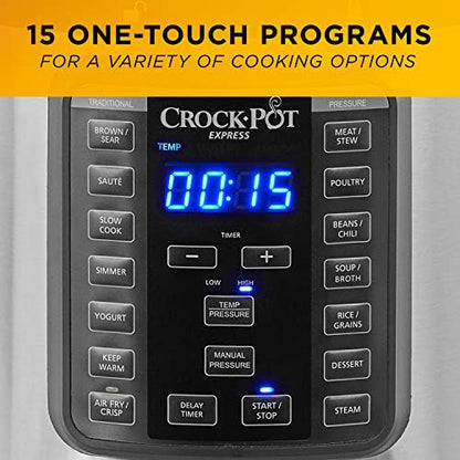 Express Crisp 8 Quart 10-in-1 Pressure Cooker - Curated Catalog H7