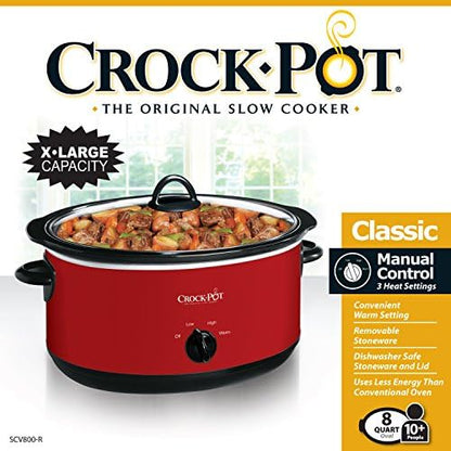 Express Crock 8 Quart Programmable Slow Cooker - Curated Catalog D8
