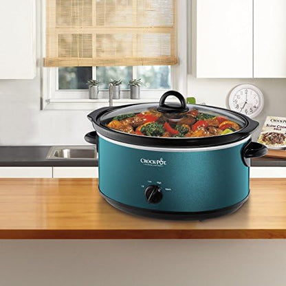 7 Quart Manual Slow Cooker – Turquoise - Curated Catalog I1