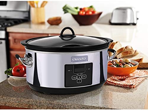 7 Quart Programmable Slow Cooker – Polished Platinum - Curated Catalog J0