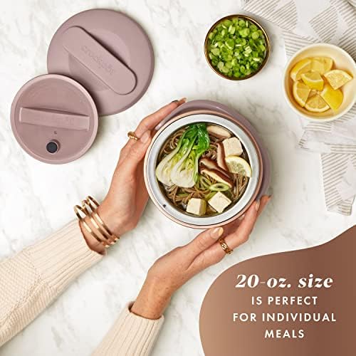 Electric Lunch Box Food Warmer 20oz – Blush Pink - Curated Catalog G3