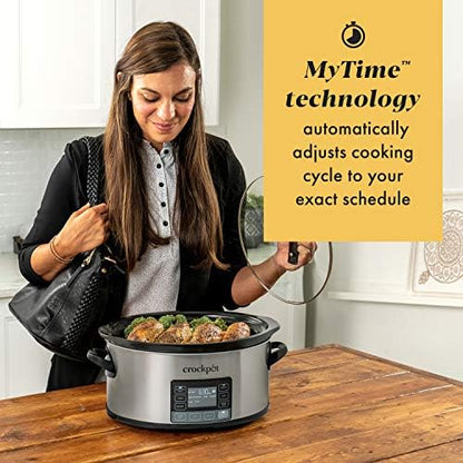MyTime 6 Quart Programmable Slow Cooker - Curated Catalog Y8