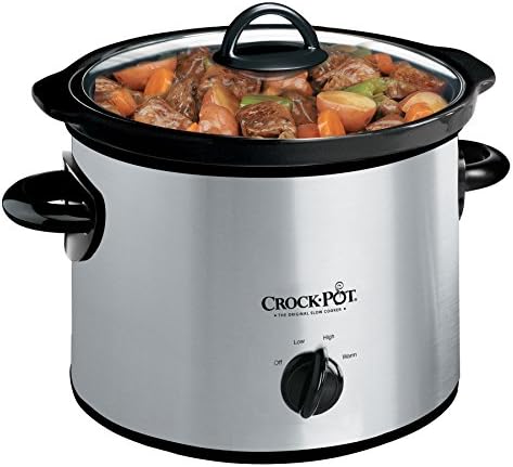 3 Quart Manual Slow Cooker – Silver - Curated Catalog S6