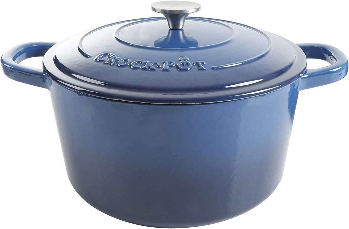 3 Quart Enameled Cast Iron Dutch Oven – Aqua - Curated Catalog J4