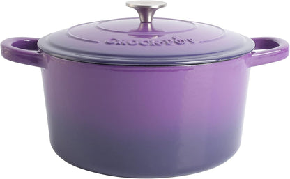 3 Quart Enameled Cast Iron Dutch Oven – Aqua - Curated Catalog P5