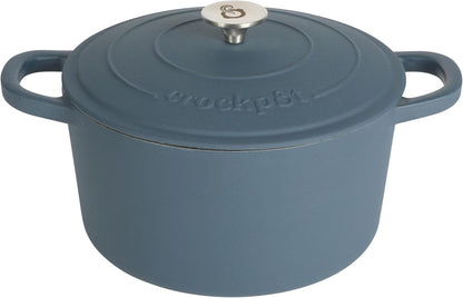 3 Quart Enameled Cast Iron Dutch Oven – Aqua - Curated Catalog J4