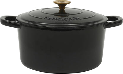 3 Quart Enameled Cast Iron Dutch Oven – Aqua - Curated Catalog P5