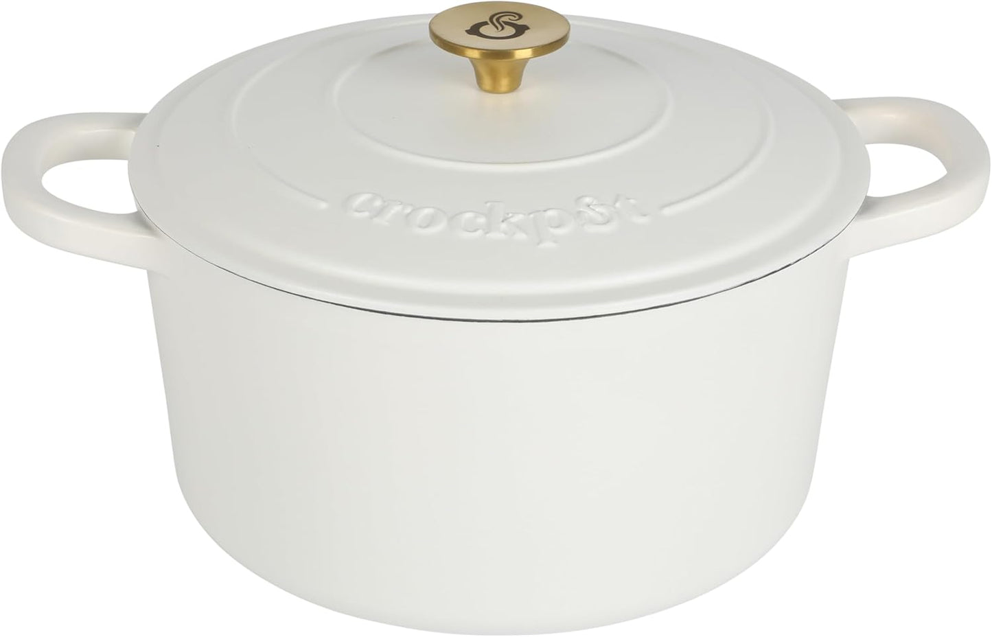 3 Quart Enameled Cast Iron Dutch Oven – Aqua - Curated Catalog P5
