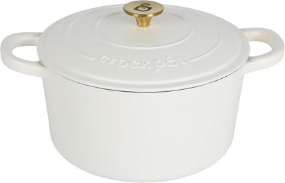 3 Quart Enameled Cast Iron Dutch Oven – Aqua - Curated Catalog P5
