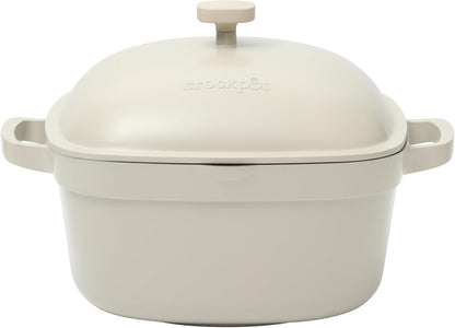 3 Quart Enameled Cast Iron Dutch Oven – Aqua - Curated Catalog J4