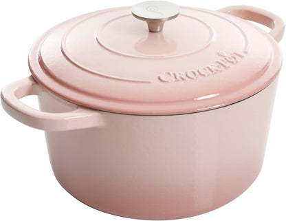 3 Quart Enameled Cast Iron Dutch Oven – Aqua - Curated Catalog P5