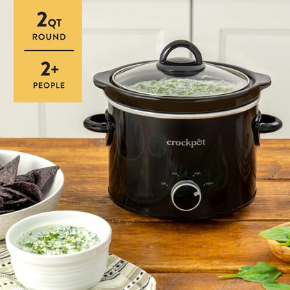 2 Quart Mini Slow Cooker – Classic Compact Cooker - Curated Catalog O4