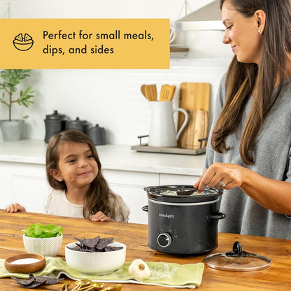 2 Quart Mini Slow Cooker – Classic Compact Cooker - Curated Catalog O4